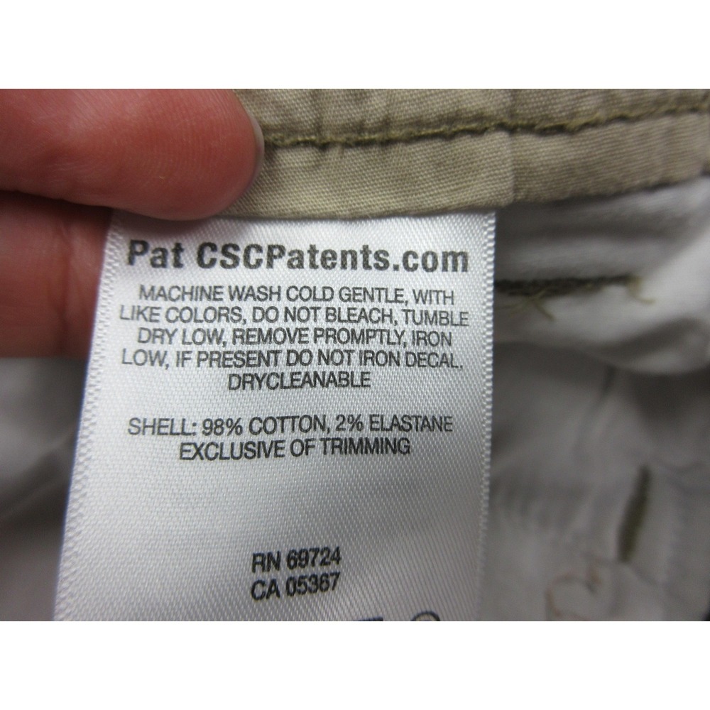 Columbia Cargo Shorts Mens 36 Brown Stretch Bleach Dyed 8 Inseam Outdoor Casual - Picture 7 of 9